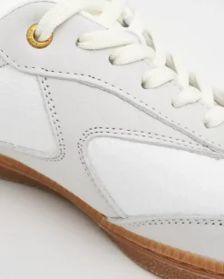 Białe skórzane sneakersy Sprinter Dice