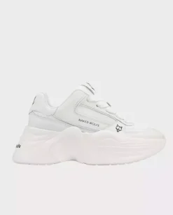 Białe skórzane sneakersy Temple