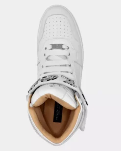 Białe sneakersy Hi-Top Gothic