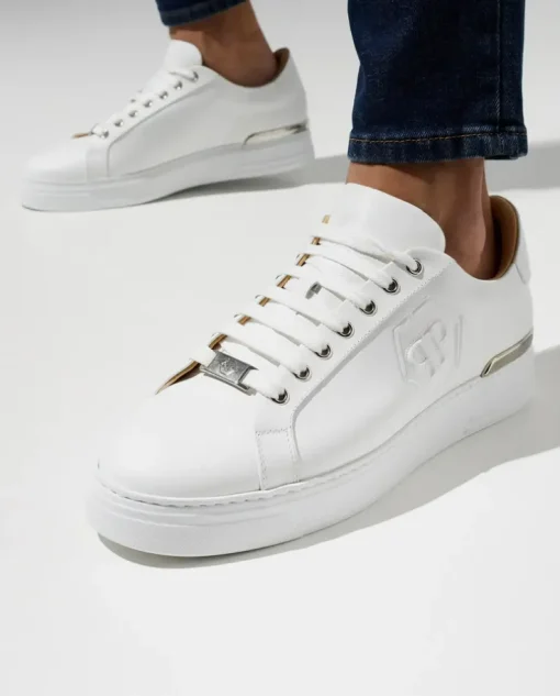 Białe sneakersy Lo-Top Hexagon