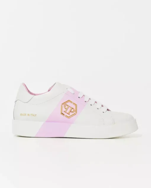 Białe sneakersy Lo-Top Hexagon