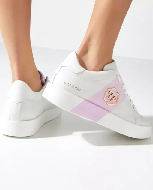 Białe sneakersy Lo-Top Hexagon