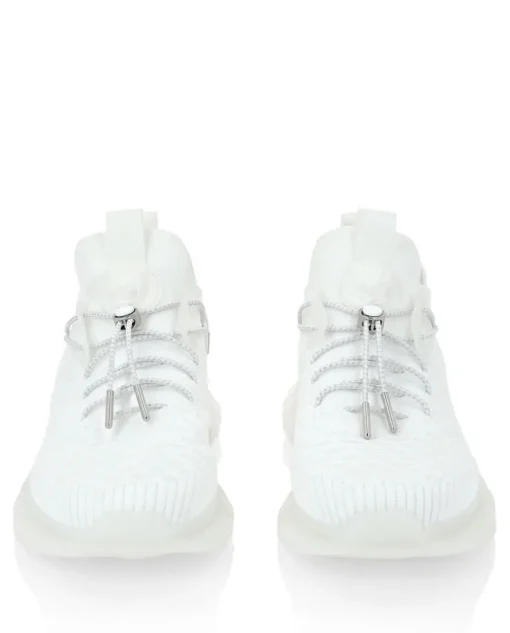 Białe sneakersy sportowe