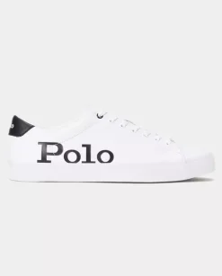 Białe sneakersy z logo