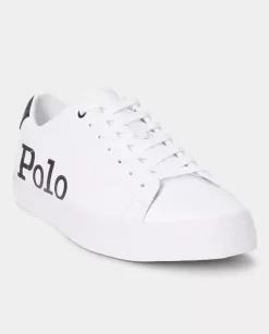 Białe sneakersy z logo
