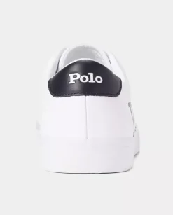 Białe sneakersy z logo