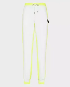 Białe spodnie dresowe Fluo