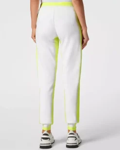 Białe spodnie dresowe Fluo