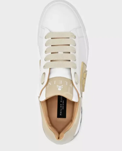 Biało-beżowe sneakersy Lo-Top