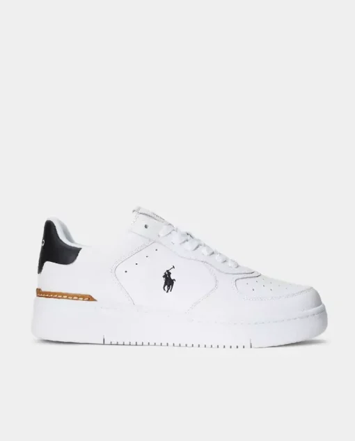 Biało-czarne sneakersy Masters Court