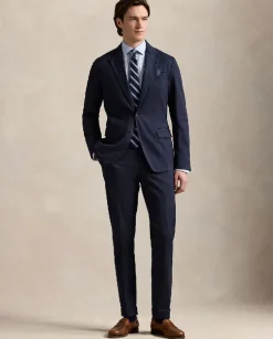 Biało-niebieska koszula w paski Slim Fit