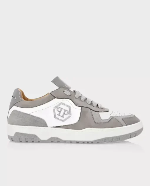 Biało-szare sneakersy Lo-Top