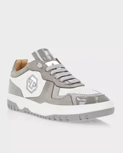 Biało-szare sneakersy Lo-Top
