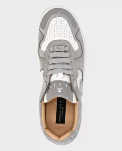 Biało-szare sneakersy Lo-Top