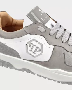 Biało-szare sneakersy Lo-Top