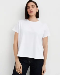 Biały bawełniany t-shirt
