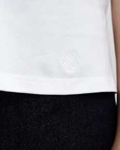 Biały bawełniany t-shirt