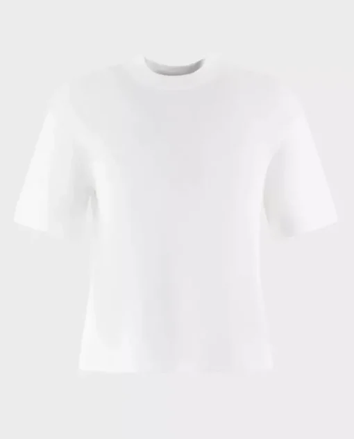 Biały bawełniany t-shirt