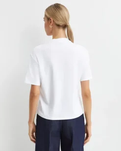 Biały bawełniany t-shirt