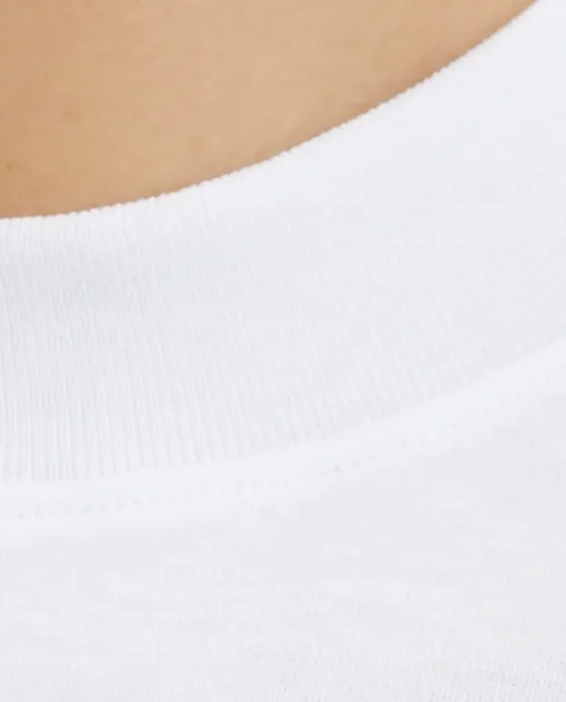 Biały bawełniany t-shirt