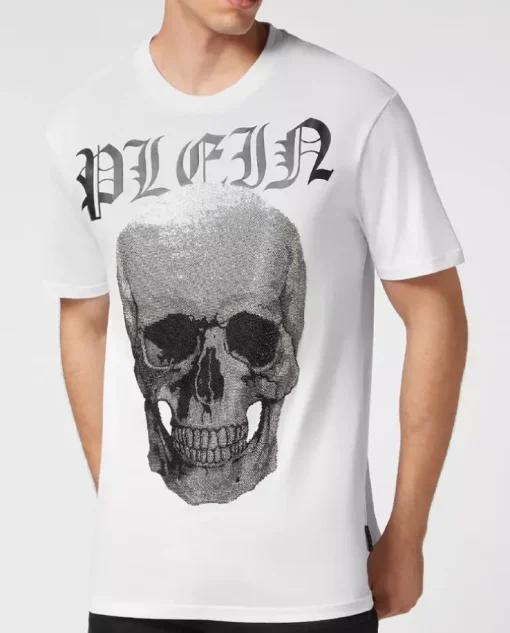 Biały bawełniany t-shirt
