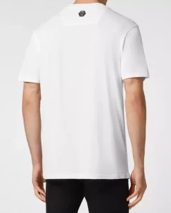 Biały bawełniany t-shirt