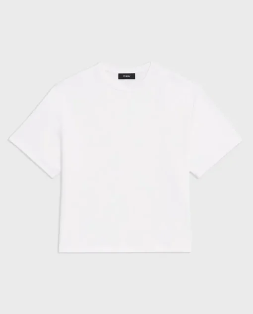 Biały bawełniany t-shirt