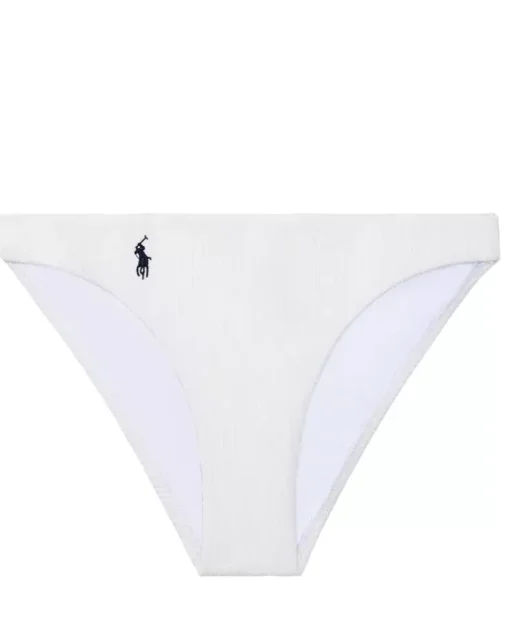 Biały dół od bikini