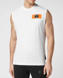 Biały tank top