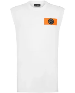 Biały tank top