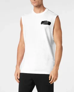 Biały tank top