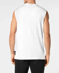Biały tank top