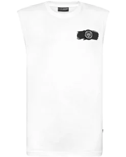 Biały tank top