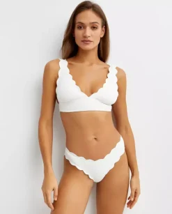 Biały top od bikini Santa Clara Wide