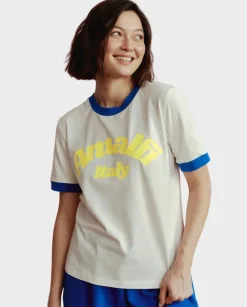 Biały t-shirt Amalfi