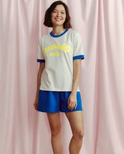 Biały t-shirt Amalfi