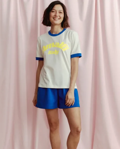 Biały t-shirt Amalfi