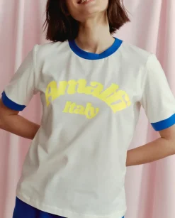 Biały t-shirt Amalfi