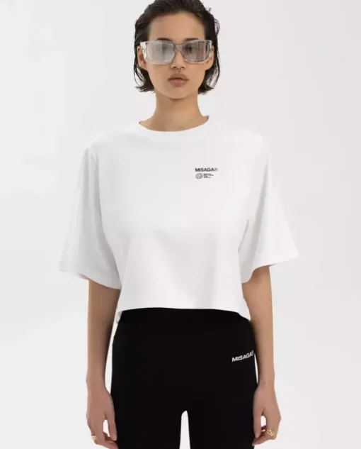 Biały t-shirt Another Crop