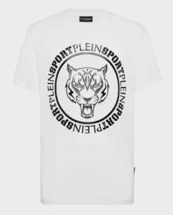 Biały t-shirt Carbon Tiger