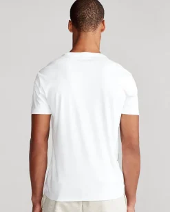 Biały t-shirt Custom Slim Fit