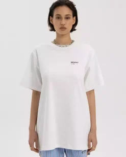 Biały t-shirt Daily Relaxed