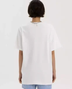 Biały t-shirt Daily Relaxed