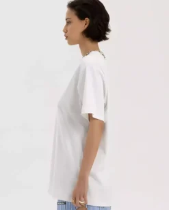 Biały t-shirt Daily Relaxed