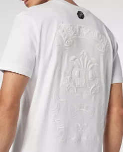 Biały t-shirt Gothic