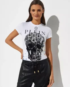 Biały t-shirt Sexy Pure Skull