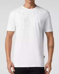Biały t-shirt SS Gothic