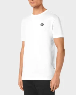 Biały t-shirt z bawełny