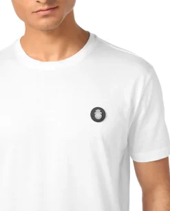 Biały t-shirt z bawełny