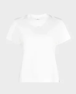 Biały t-shirt z logo